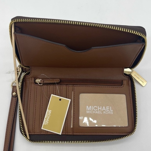 Michael Kors Medium Jaycee Zip Packet Backpack & Phone Case Wallet Wristlet - Picture 10 of 12